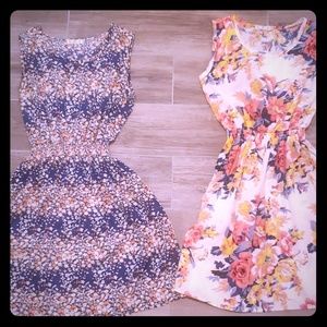 Floral A-Line Dresses (2 )